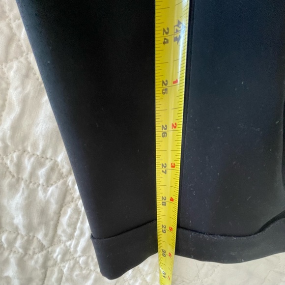 Y2K Black Jones New York Single Pleat Trousers with Cuffs Size 14 - Picture 9 of 9